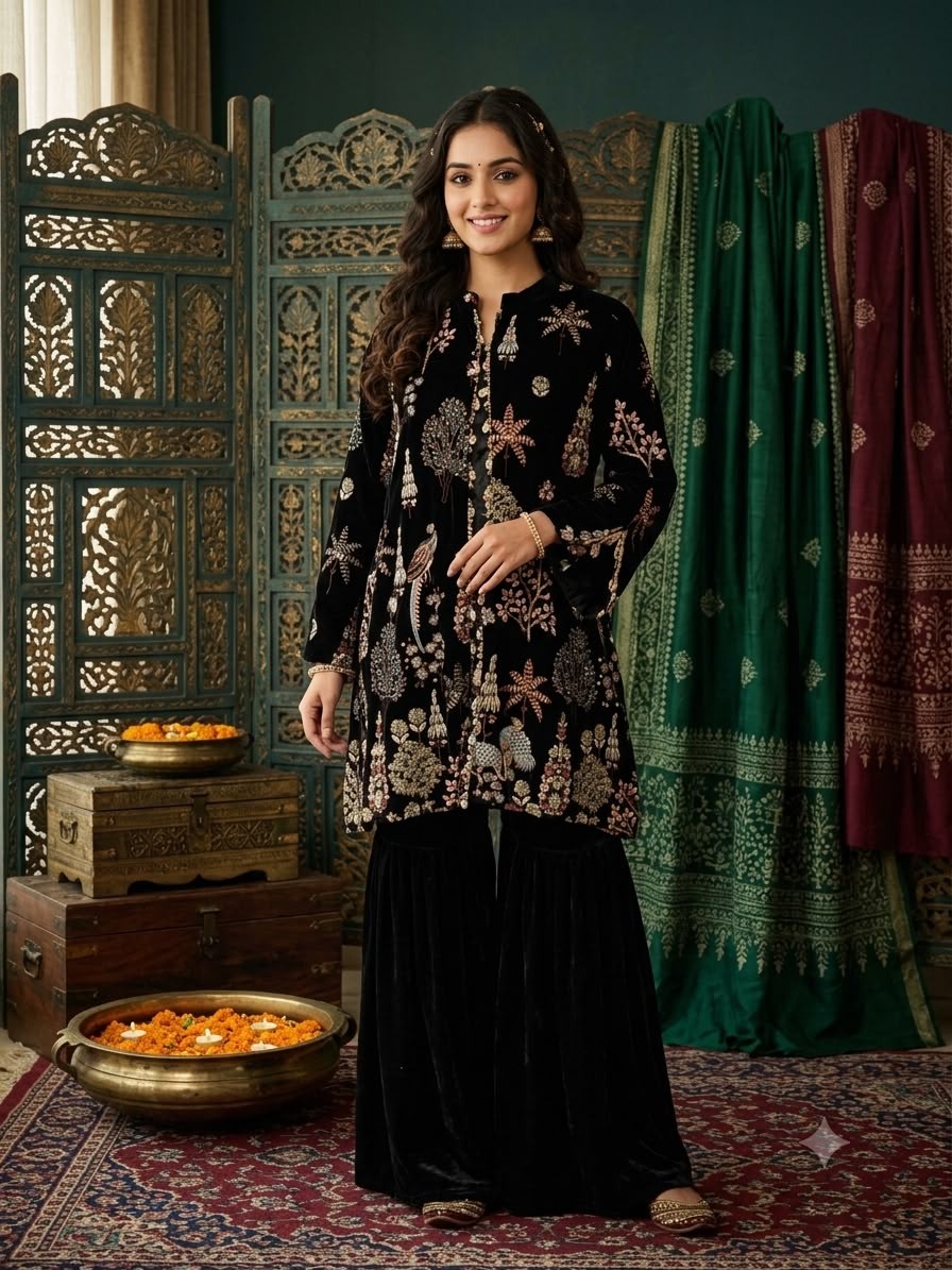 BLACK SHARARA